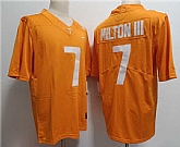 Men's Notre Tennessee Volunteers #7 Joe Milton III Orange Stitched Jersey,baseball caps,new era cap wholesale,wholesale hats